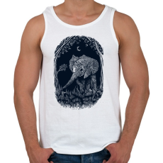 PRINTFASHION Ormányos - Férfi atléta - Fehér