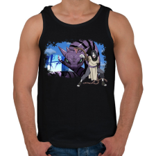 PRINTFASHION Orochimaru - Férfi atléta - Fekete atléta, trikó