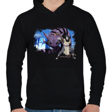PRINTFASHION Orochimaru - Férfi kapucnis pulóver - Fekete