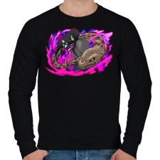 PRINTFASHION Orochimaru - Férfi pulóver - Fekete férfi pulóver, kardigán