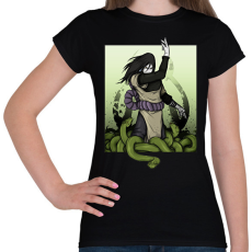 PRINTFASHION Orochimaru with snakes - Női póló - Fekete
