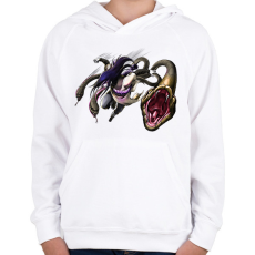 PRINTFASHION Orocsimaru - Gyerek kapucnis pulóver - Fehér