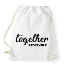 PRINTFASHION Örökké együtt - páros 2 - Sportzsák, Tornazsák - Fehér tornazsák