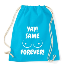 PRINTFASHION Örökké együtt! - Sportzsák, Tornazsák - Surf blue tornazsák