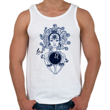 PRINTFASHION oroszlán  - Férfi atléta - Fehér atléta, trikó