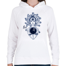 PRINTFASHION oroszlán  - Női kapucnis pulóver - Fehér