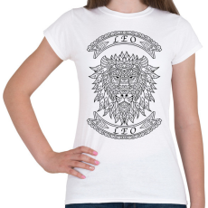 PRINTFASHION Oroszlán  - Női póló - Fehér