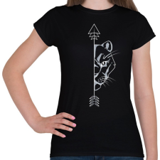 PRINTFASHION Oroszlán páros női 1 - Női póló - Fekete női póló