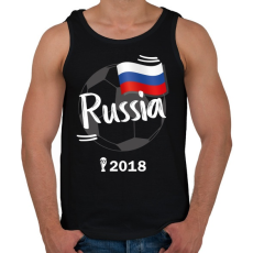 PRINTFASHION Oroszország - Férfi atléta - Fekete