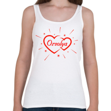 PRINTFASHION Orsolya - Női atléta - Fehér női trikó