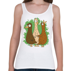 PRINTFASHION Őrült kacsák - Női atléta - Fehér