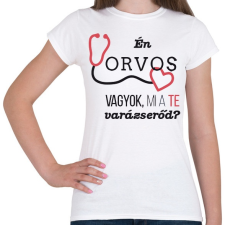 PRINTFASHION Orvos varázserő - Női póló - Fehér női póló