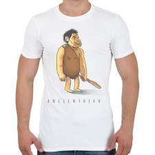 PRINTFASHION ősember - Férfi póló - Fehér férfi póló