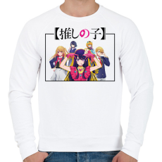 PRINTFASHION Oshio no Ko - Férfi pulóver - Fehér