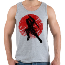 PRINTFASHION Ősi szamuráj - Férfi atléta - Sport szürke