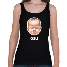 PRINTFASHION OSU - Női atléta - Fekete női trikó