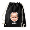 PRINTFASHION OSU - Sportzsák, Tornazsák - Fekete