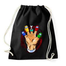 PRINTFASHION Ötös - Sportzsák, Tornazsák - Fekete tornazsák