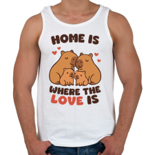 PRINTFASHION Otthon - Férfi atléta - Fehér női trikó