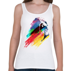 PRINTFASHION Our hero lion - Női atléta - Fehér