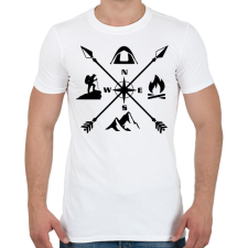PRINTFASHION outdoor - Férfi póló - Fehér férfi póló