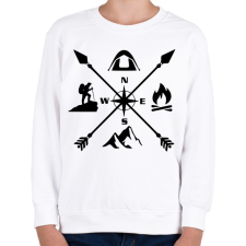 PRINTFASHION outdoor - Gyerek pulóver - Fehér gyerek pulóver, kardigán