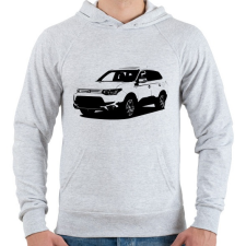 PRINTFASHION Outlander III - Férfi kapucnis pulóver - Sport szürke férfi pulóver, kardigán