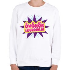 PRINTFASHION Óvónők legjobbja - Gyerek pulóver - Fehér