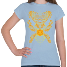 PRINTFASHION owl joga2 - Női póló - Világoskék