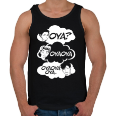 PRINTFASHION Oya? Oya Oya! - Férfi atléta - Fekete