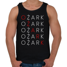 PRINTFASHION OZARK - Férfi atléta - Fekete atléta, trikó