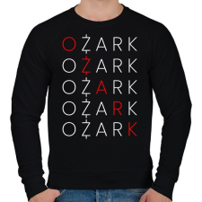 PRINTFASHION OZARK - Férfi pulóver - Fekete férfi pulóver, kardigán