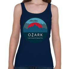 PRINTFASHION Ozark / mountains - Női atléta - Sötétkék
