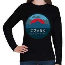 PRINTFASHION Ozark / mountains - Női pulóver - Fekete női pulóver, kardigán
