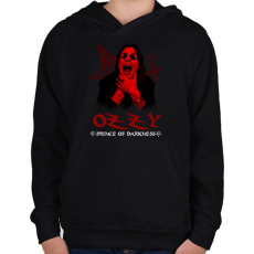 PRINTFASHION OZZY - Gyerek kapucnis pulóver - Fekete