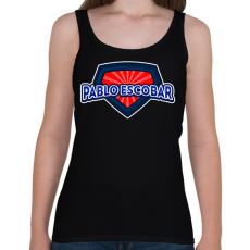 PRINTFASHION PABLO ESCOBAR - Női atléta - Fekete