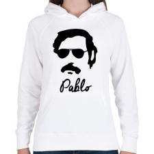 PRINTFASHION Pablo - Női kapucnis pulóver - Fehér női pulóver, kardigán