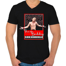 PRINTFASHION PADDY the baddy - Férfi V-nyakú póló - Fekete