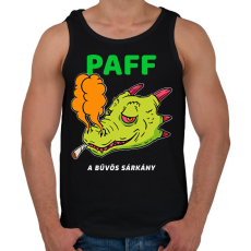PRINTFASHION PAFF - Férfi atléta - Fekete