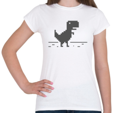 PRINTFASHION page not found dino - Női póló - Fehér