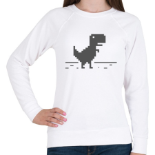 PRINTFASHION page not found dino - Női pulóver - Fehér női pulóver, kardigán