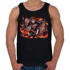 PRINTFASHION Pain - Férfi atléta - Fekete atléta, trikó