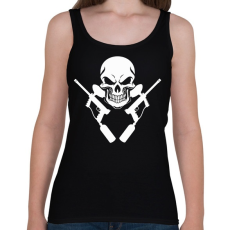 PRINTFASHION PaintBall - Női atléta - Fekete