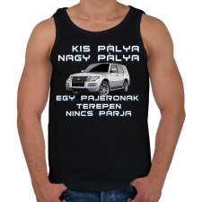 PRINTFASHION Pajero - Férfi atléta - Fekete atléta, trikó