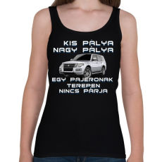 PRINTFASHION Pajero - Női atléta - Fekete