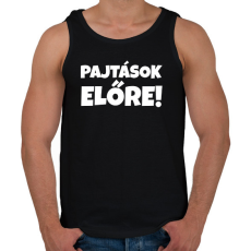 PRINTFASHION PAJTÁSOK ELŐRE - Férfi atléta - Fekete