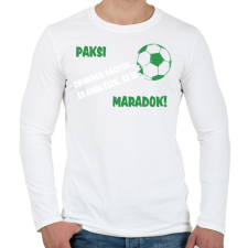 PRINTFASHION Paksi drukker - Férfi hosszú ujjú póló - Fehér férfi póló