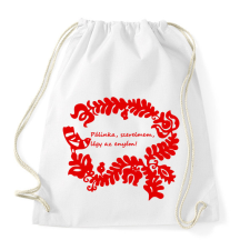 PRINTFASHION Pálinka dal páros minta #2 - Sportzsák, Tornazsák - Fehér tornazsák