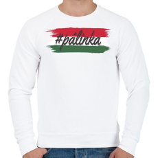 PRINTFASHION #pálinka - Férfi pulóver - Fehér