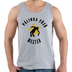 PRINTFASHION pálinka főző mester - Férfi atléta - Sport szürke